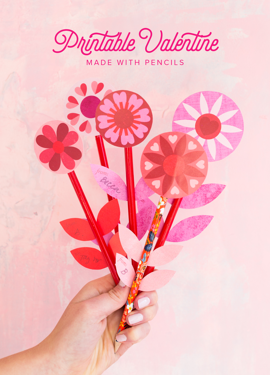 Printable Pencil Valentines - The House That Lars Built